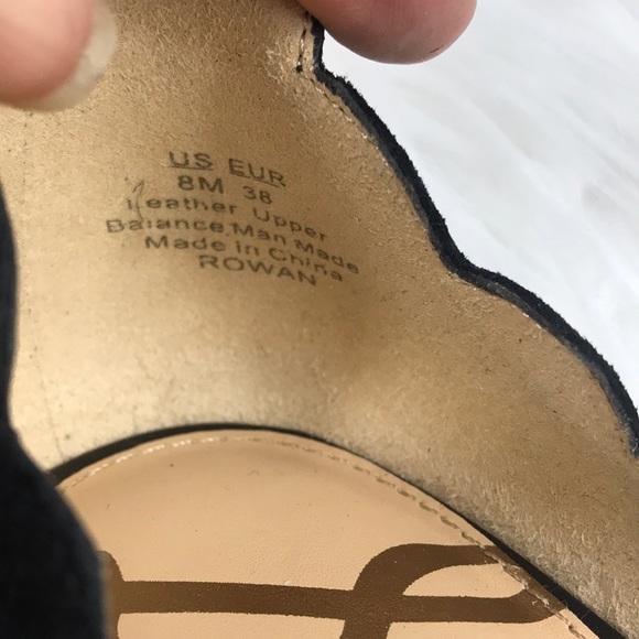 Sam Edelman Rowan Scalloped Pointy Toe Flat - Picture 6 of 8